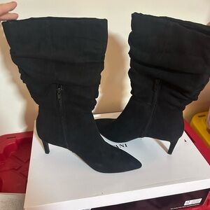 Alfani Lissaf Slouch Black Women's Boots